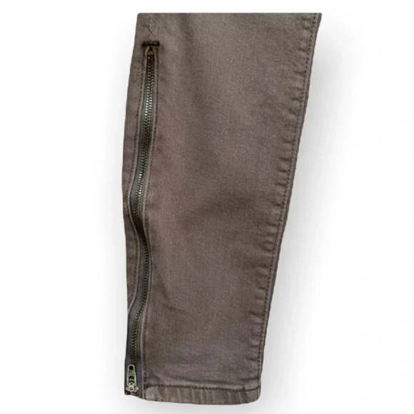 Pilcro and the Letterpress Jeans Anthropologie Serif Moto Zipper Size 26 - Picture 6 of 11